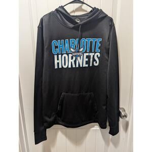 Charlotte Hornets Hoodie Men’s M Black 47 NBA Pullover Sweatshirt Athletic
